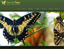 Tablet Screenshot of butterflyfarms.org